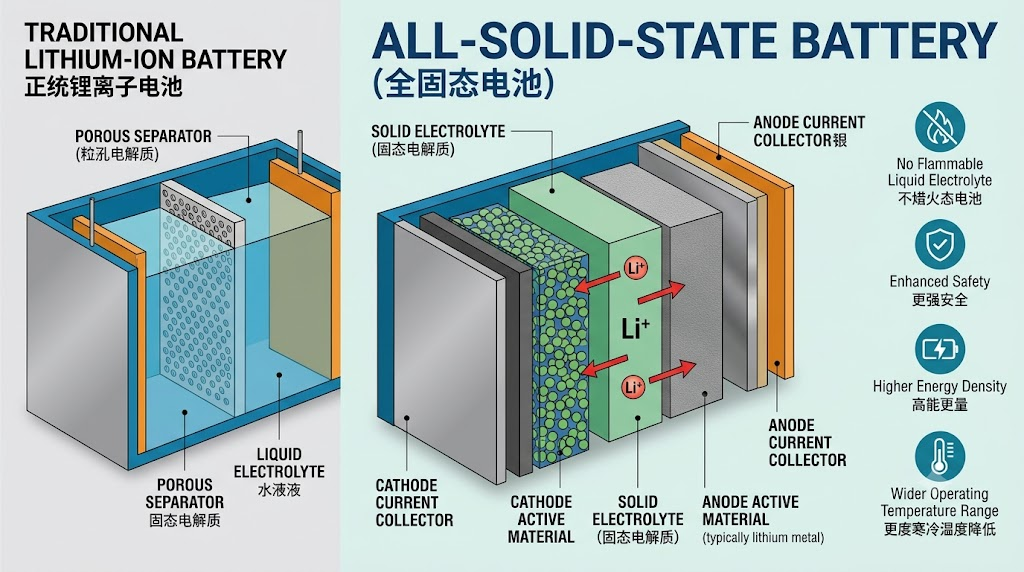 Solid State Battery Structure