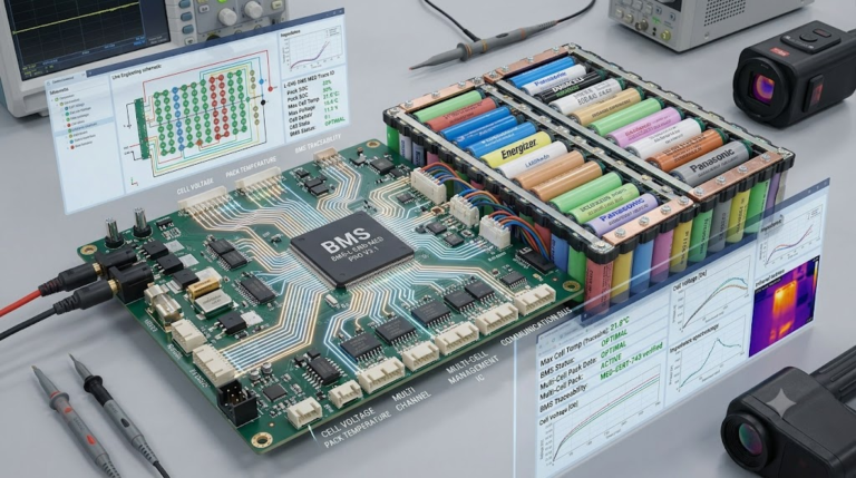 Smart battery management system circuit board
