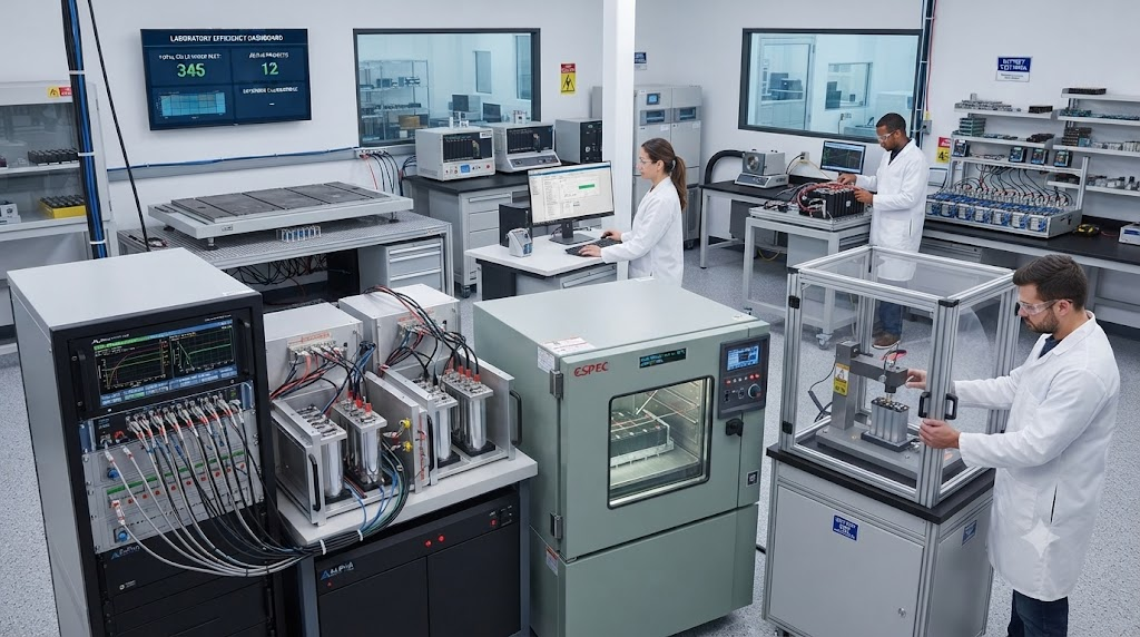 Battery testing laboratory testing equipment
