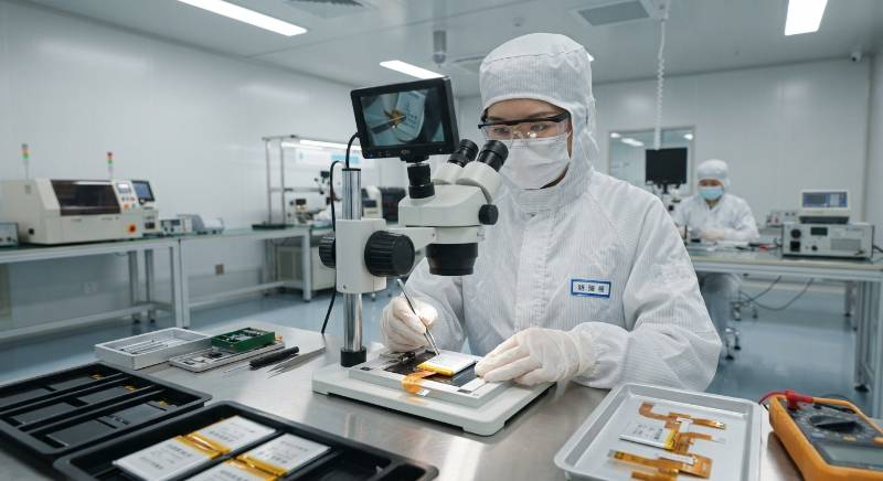 Medical wearable battery assembly in a sterile environment