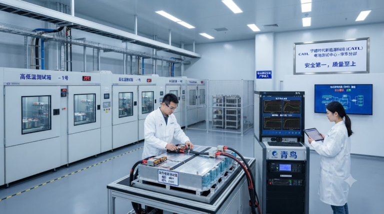 China Industrial battery testing facility laboratory