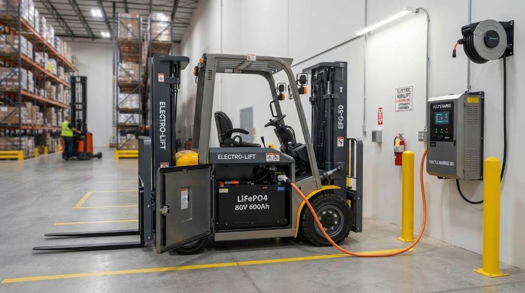 Electric Forklift Charging