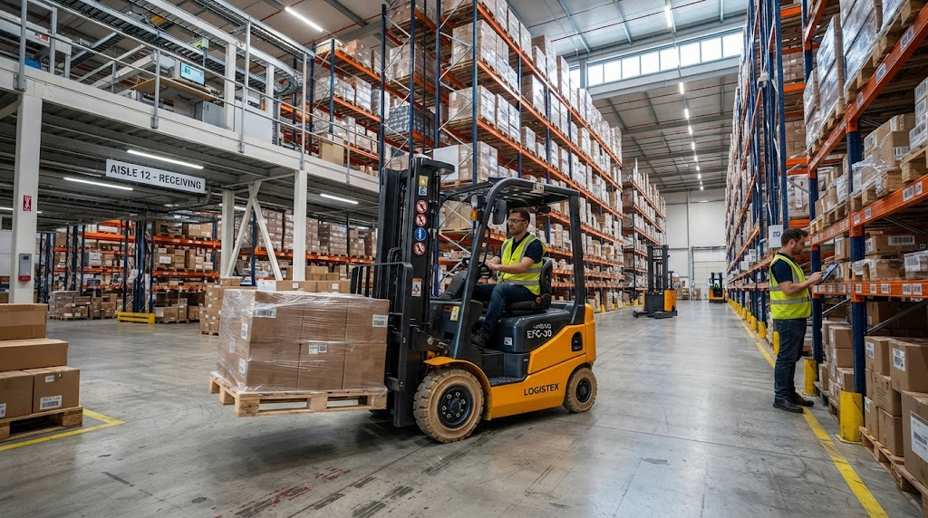 Warehouse Logistics Forklift