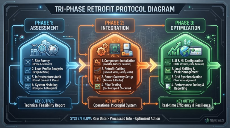 Tri-Phase Retrofit Protocol diagram