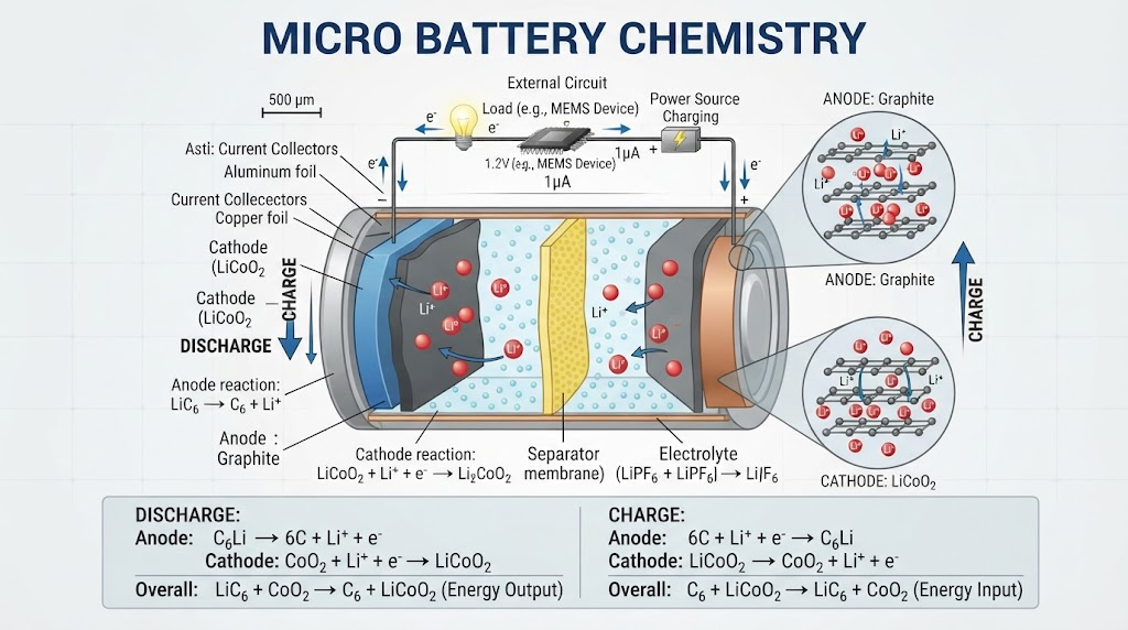 Micro battery chemistry diagram