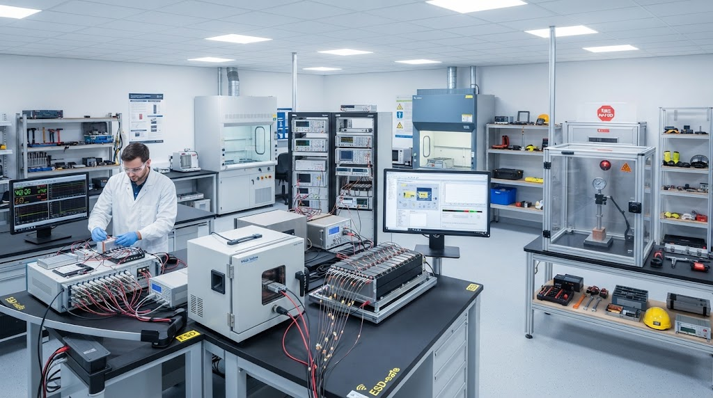 Battery testing lab