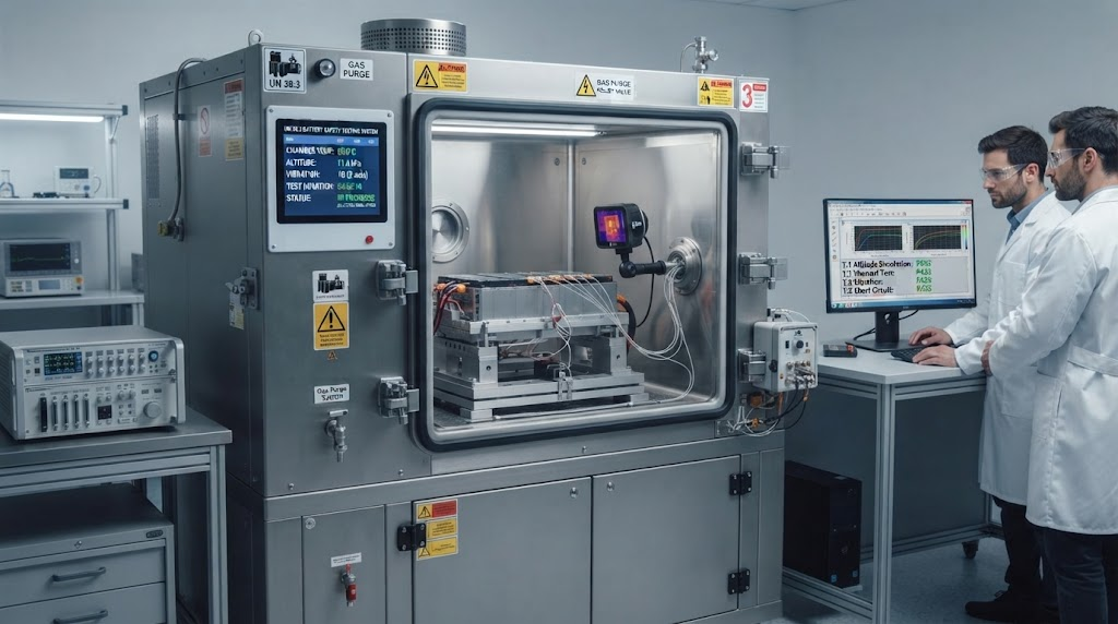 battery safety testing chamber un 38 3