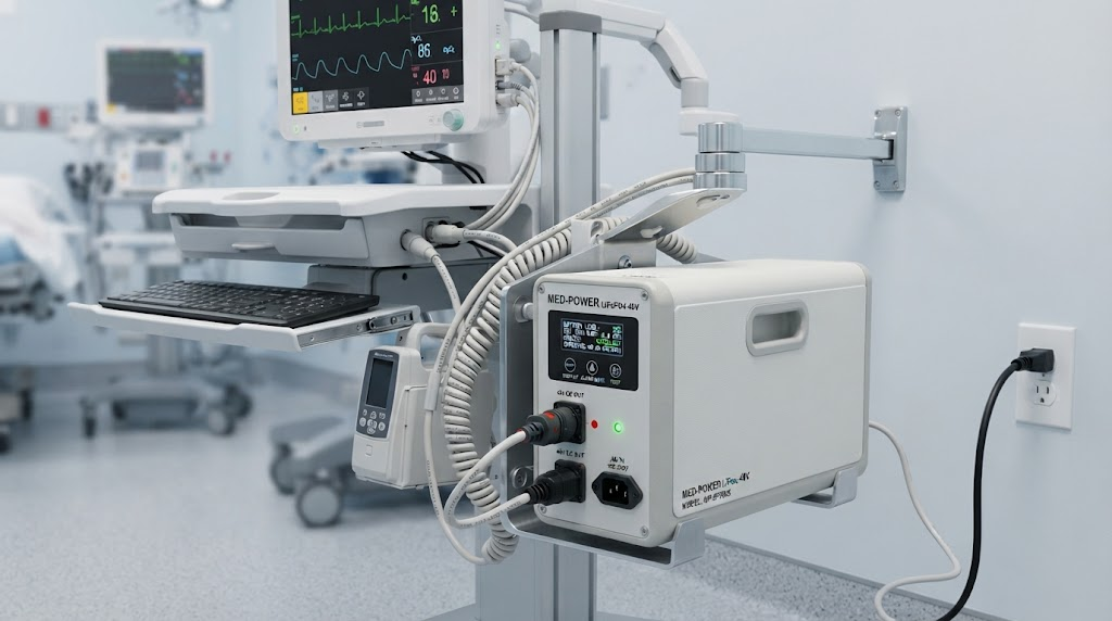 Medical workstation battery pack