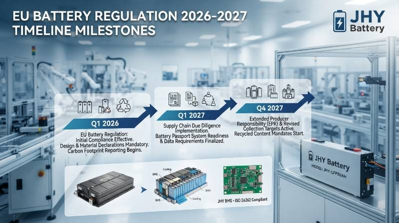 Regulatory roadmap and enforcement milestones for Regulation (EU) 2023/1542.